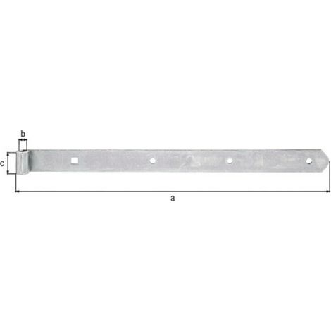 Ladenband L.400x10x30mm S.3mm D.10mm STA galv.gelb verz.rd GAH (1/3)