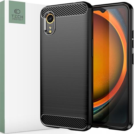 Tech-Protect TPU Carbon Galaxy Xcover 7 Schwarz (1/5)