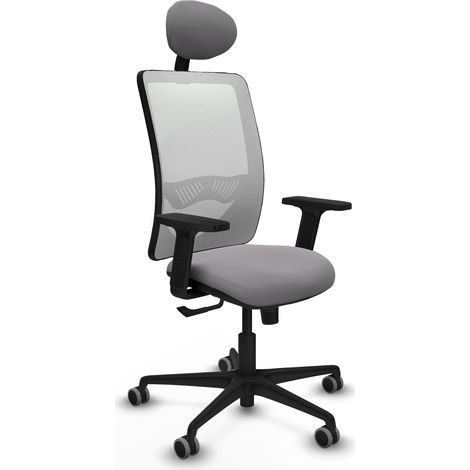 Silla de oficina piqueras y crespo Zulema negro soporte lumbar ajustable (1/2)