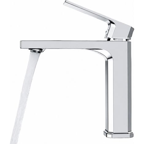 Robinet de lavabo galvanisé mitigeur eau chaude et froide pour vasque salle de bain cartouche céramique 35 mm 1,17 kg – Livraison gratuite