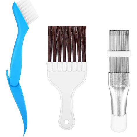 Comb Pour Ailettes De Condenseur - Brosse À Ailettes Métallique Et Plastique - Pour Climatiseurs Réfrigérateurs Échangeurs Thermiques - 3 Pièces (1/5)