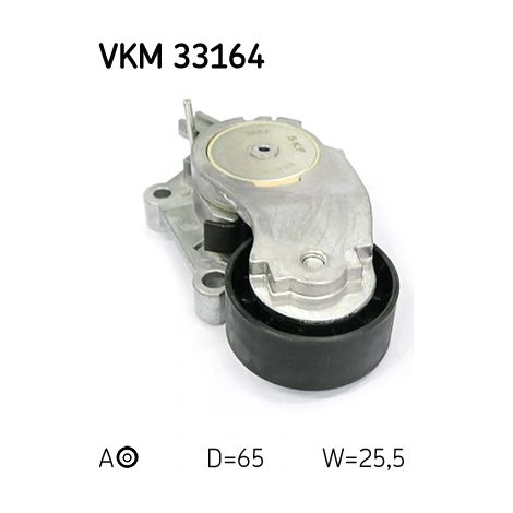 Tendeur de courroie, courroie trapézoïdale à nervures SKF VKM 33164 CITROËN