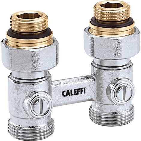 Caleffi – Robinet radiateur 301043 – Raccord à compression 3/4" – Pression 10 bars – Température max 100 °C