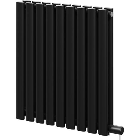 Boone Colore Matt Black 600mm x 540mm Horizontal Electric Double Panel Radiator (1/5)