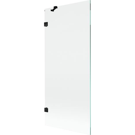 Paroi de bain Mexen Lunar 1 volet 80 x 150 cm, transparent, noir - 897-080-000-70-00 (1/5)