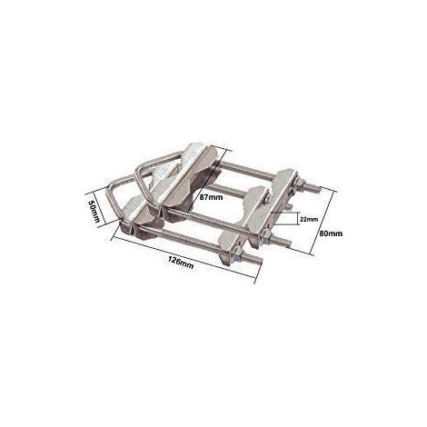 HD-LINE Collier pour Fixation dantenne Argent - RS-9WJK-2QZ0