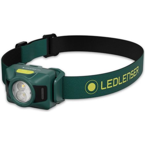 Ledlenser LED Head Torch Rechargeable Camping 450lm 110m Beam IP67 Green HF4 (1/5)