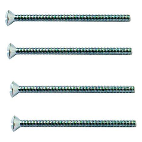 Bulk Hardware BH03952 Vis pour prise electrique plaquee au zinc, Set de 20 Pieces