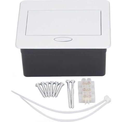 2500-W-16-A-AC250-V-Unterputzsteckdose mit 2 EU-2-Pin-Steckdosen und 2 USB-Anschlüssen, wasserdicht und versenkbar für die Montage auf der Arbeitsplatte – Unterputz-Unterputzsockel (1/5)