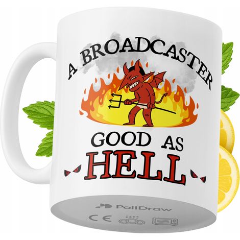 Lustige Tasse für Moderatoren – Kaffee- oder Teetasse mit witzigem Textdesign – ideal für Geburtstage, Namenstage, Feiertage und besondere Anlässe. Hochwertige Tasse für Zuhause, Büro und Arbeit. Farb (1/5)