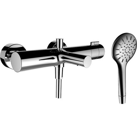 LAUFEN TwinPlus Mitigeur de bain, apparent, thermostat, 2