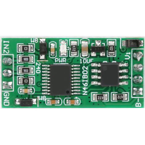 N46IB02 Module d'acquisition analogique courant 4‑20mA RS485 avec codes fonction 03/06 et broches (ADC RTU) (1/5)