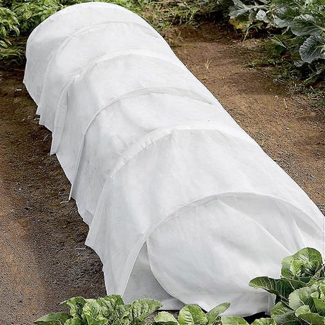 Protection antigel pour plantes, bâche flottante de 42,5 g (1,5 oz) pour jardin, idéale pour protéger les plantes du gel, du soleil et des insectes en hiver. (1/5)