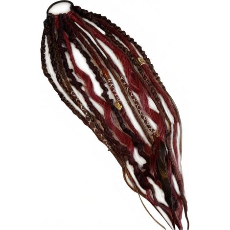 Trendy Elastic Dread Ponytail Salty Soul Elastic Dreadlocks Colorful Rope Ponytail - I -