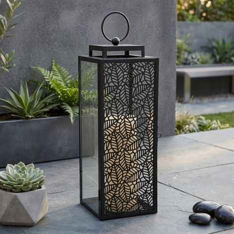 Lunaria Tall Leaf Urban Garden Lantern (1/2)