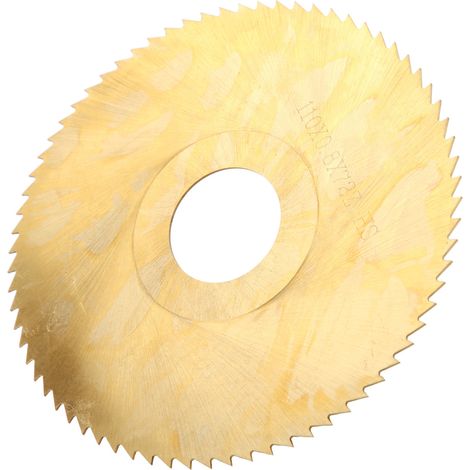 Lame de scie circulaire en acier HSS revêtu, disque de coupe à 72 dents, 110 x 0,8 x 27 mm (1/5)