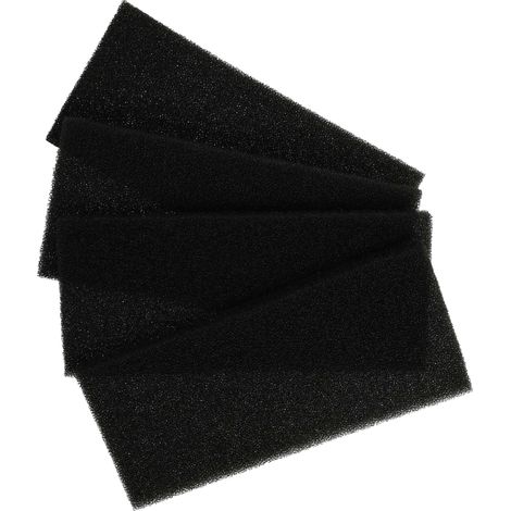 vhbw 4x Filter G3 kompatibel mit Lunos e go, EGO Lüftungsgerät - Filterset, 15,2 x 6,65 x 0,9 cm Schwarz