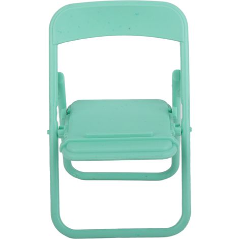 Phone Stand TPR Material Portrait Landscape Mode Watching Stool Shape Auxiliary Decorative Portable Mobile HolderGreen (1/5)