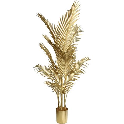plante kentia dorée élégante en pot pour décoration florale - doré lumineux (1/3)