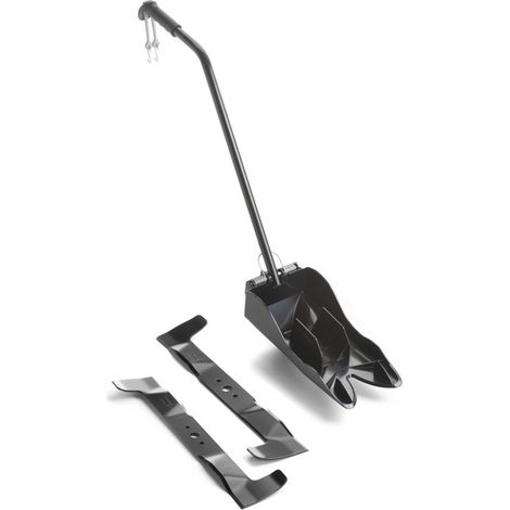 Castelgarden – Kit mulching autoportée 102 cm – 1 lame gauche et 1 lame droite – Compatible avec Stiga et Honda – Coupe précise pour terrains variés