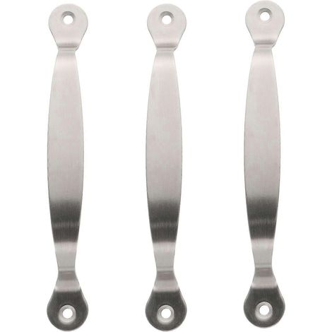 1 lot de 3 poignées de planche à découper en acier inoxydable (1/4)