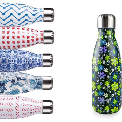 IBILI Borraccia termica a doppia parete elba 350 ml, acciaio inox 18/10, doppia parete, riutilizzabile (1/5)