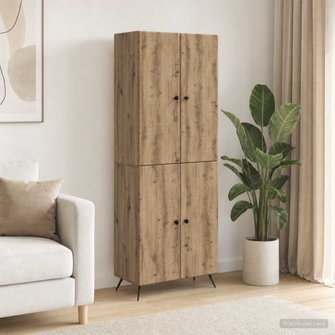 vidaXL Ensemble de Meubles 2 pc Chêne artisanal Bois d'ingénierie (1/5)