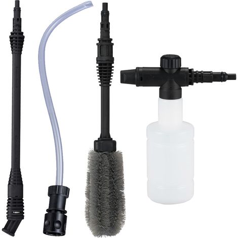 Makita DHW180 Accessories Kit Pressure Washer Angle Nozzle + Wheel Brush Bottle