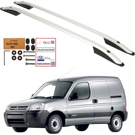 Barras de techo CITOREN BERLINGO 1998-2008 Aluminio Resistente Sólido