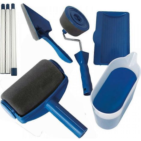 Nahtloses Farbroller-Set zum Streichen von Wänden, Türen, Böden, Decken, Dächern oder anderen großen Flächen