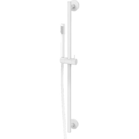 Komplette LIFE Gleitschiene matt weiß Paffoni ZSAL135BO Messing - Opak Weiß