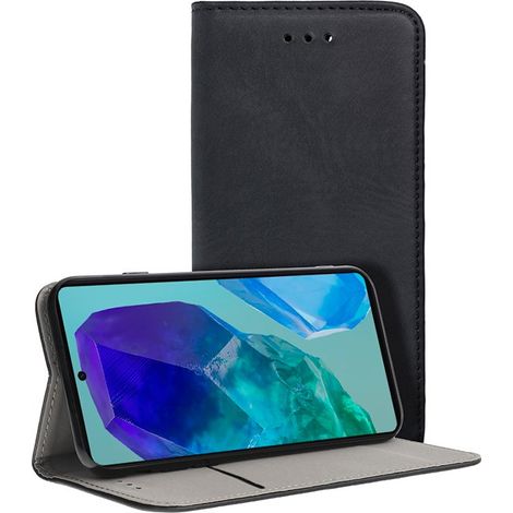 Funda COOL Flip Cover para Samsung M556 Galaxy M55 5G Liso Negro