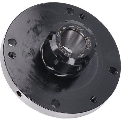 Mandrin de Fraisage CNC 7 Mors Diamètre 125mm pour Tour et Gravure (1/5)