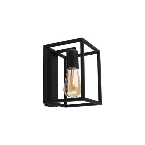Nowodvorski CRATE applique parete nera metallo E27 9046