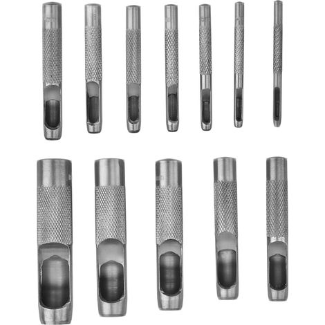 Perforadoras para agujeros de 3 a 19 mm, 12 unidades  Kraft&Dele