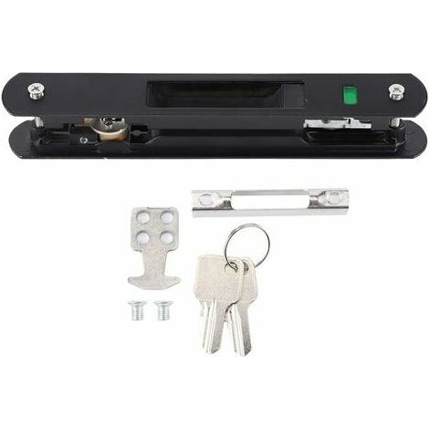 Serrure de porte coulissante BF, verrou de fenêtre, serrure à crochet pour porte mobile, serrure moderne et simple à double face pour la maison