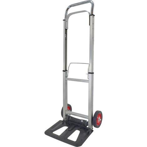 Carro de almacén plegable Awtools, modelo 90kg, ideal para transporte de cargas ligeras en almacenes y oficinas compacto, resistente, fácil de almacenar, alta capacidad de carga.