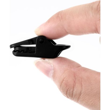 40 Planenbefestigungen 32x10x12 mm, Befestigungsclips für Shark-Zelte, Befestigungen für Markisen im Außenbereich