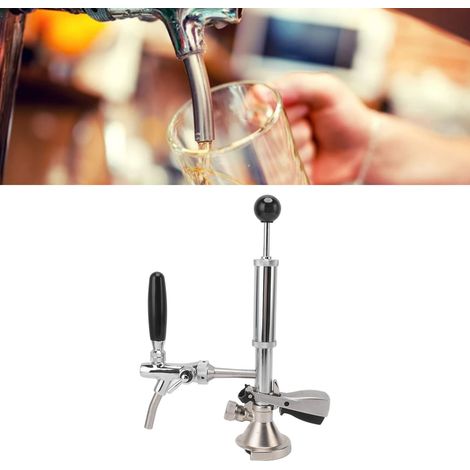 Pompe à air pour bière, pompe manuelle pour fût de bière, pompe de pique-nique 4", distributeur de bière, petite pompe à air pour fût de bière pression pour bière artisanale, pompe à air simple de typ (1/5)