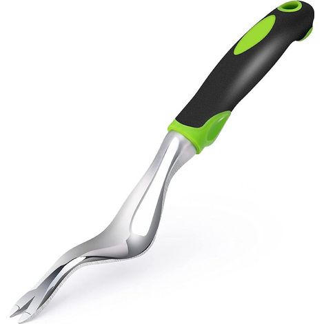 Poignée en alliage à colle verte pour arracher les semis, creuser dans le sol, arracher les semis de racines de pin, transplanter les semis, manuel W (1/4)