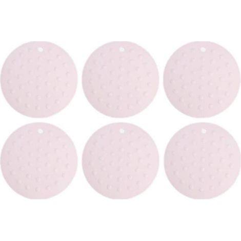 Tapis En Silicone - Support De Pot Triangulaire - Pour Cuisine Et Table - 6 Pièces (1/4)