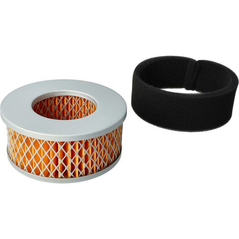 vhbw 2x Filter kompatibel mit Yanmar L60, L48, L40, L70 Motor für Rasentraktor - 1x Vorfilter, 1x Luftfilter