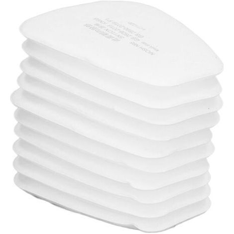 50 Stück 5N11CN Mehrschicht-Partikelfilter für Gas-Atemschutzmasken der Serien 6100, 6200, 6800 und 7502 (Abdeckung A) (1/4)