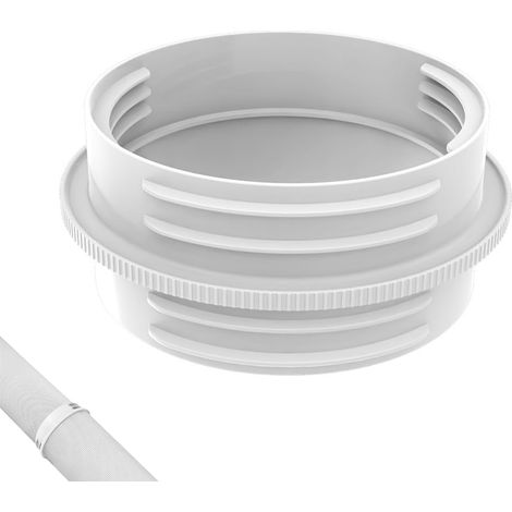 1 Pièce Applicable à Tuyau de Climatisation Mobile Tête de Connexion,Raccord Tuyau Climatiseur Mobile, Interface à Double Usage,Applicable à Tuyau pour Climatiseur Mobile Diametre 130/150mm (1/5)