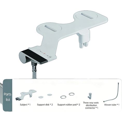 Toiletten-Bidet-Aufsatz, nicht elektrisch, mit Selbstreinigungsfunktion, Bidet EU, G3/8-a (1/2)