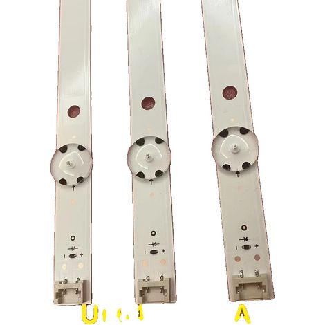 Tira de LED de 850 mm de longitud, compatible con varios modelos de TV, regulable, de aluminio, flujo luminoso inferior a 60 (1/5)
