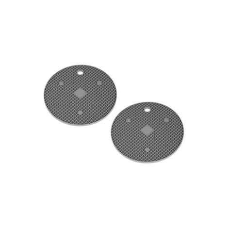 LOT DE 2 DESSOUS DE PLAT MAGNÉTIQUES 2 PIÈCES INOX (1/3)