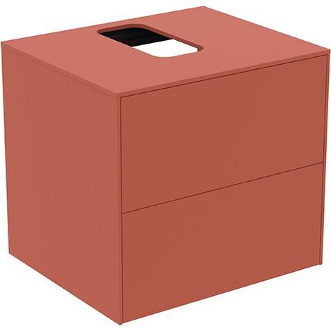 IDEAL STANDARD T3940Y3 meuble bas WT Conca, 2 tiroirs (1/2)