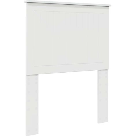 Tête de lit Blanc Brillant 75 cm Bois d'ingénierie (1/5)