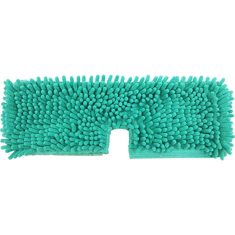 Paño de limpieza de suelos de microfibra de chenilla de 43x14 cm, almohadilla de repuesto lavable a máquina para fregona de platos planos - Trampa (1/5)